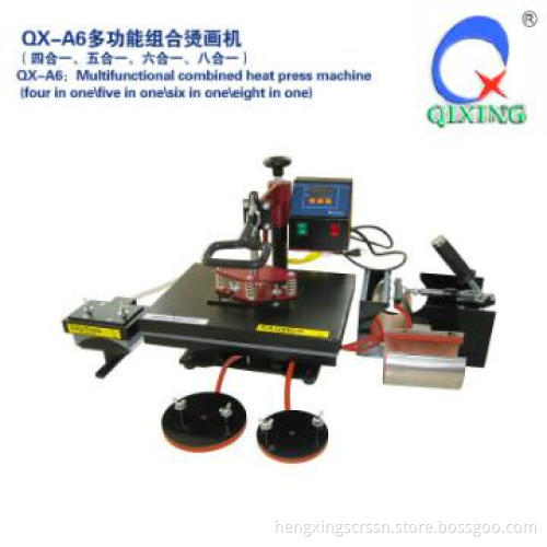 QX-A6 Six in one heat press machine